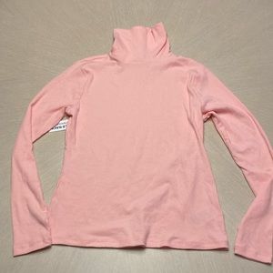 Old Navy - Pink ribbed turtleneck top - SZ M NWT